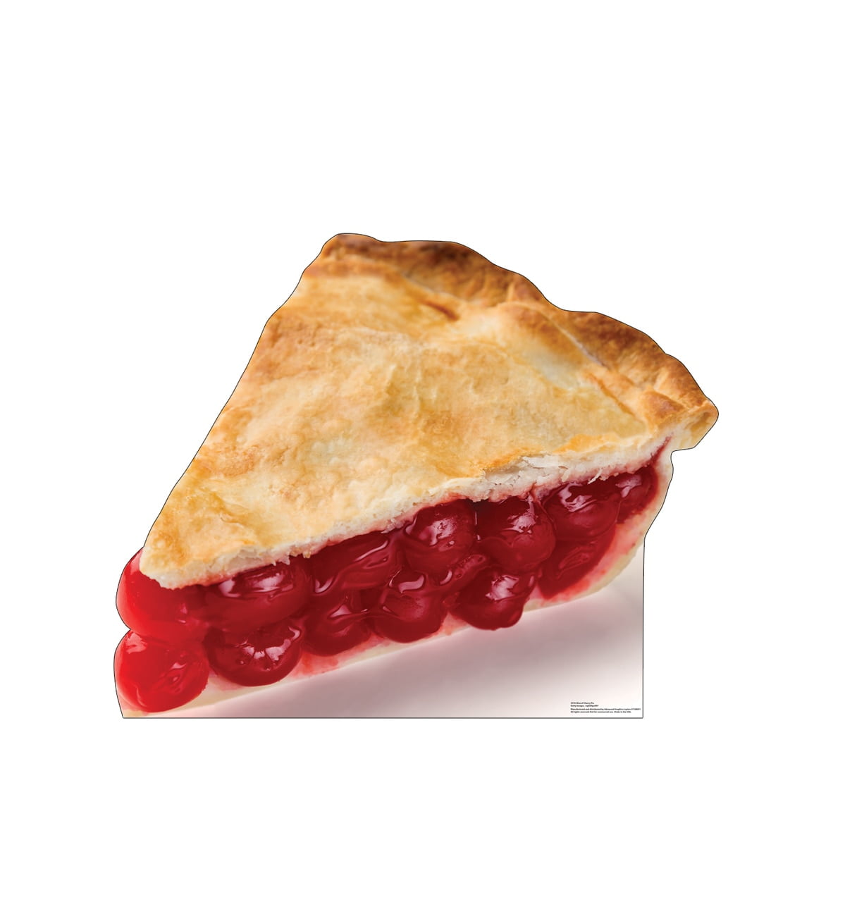 36 x 45 in. Slice of Cherry Pie Cardboard Cutout