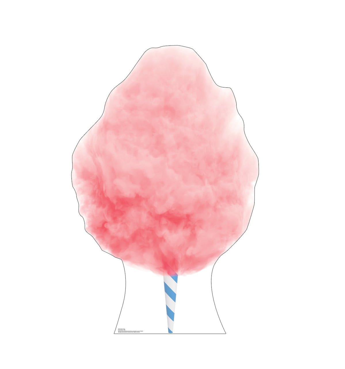 60 x 39 in. Cotton Candy Cardboard Cutout
