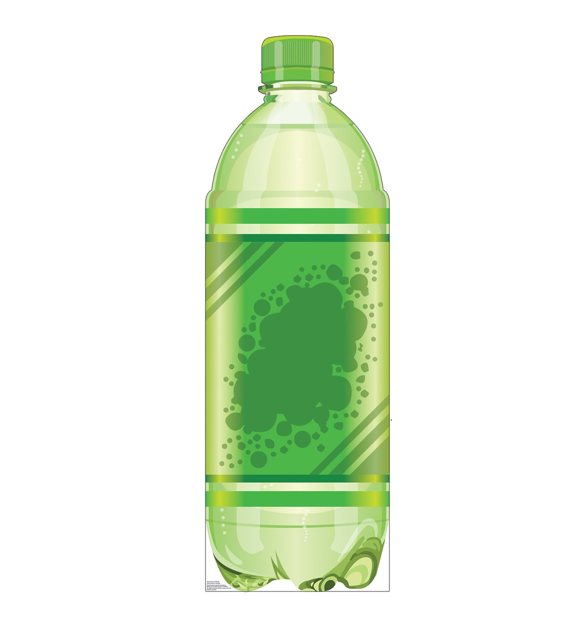 72 x 24 in. Soda Pop Bottle Cardboard Cutout