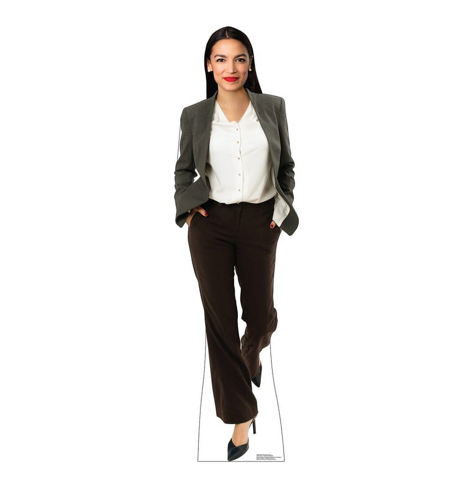 3044 68 x 19 in. Representative Alexandria Ocasio-Cortez Cardboard Cutout