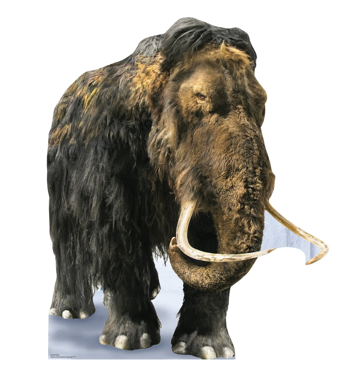 70 x 57 in. Woolly Mammoth Cardboard Cutout