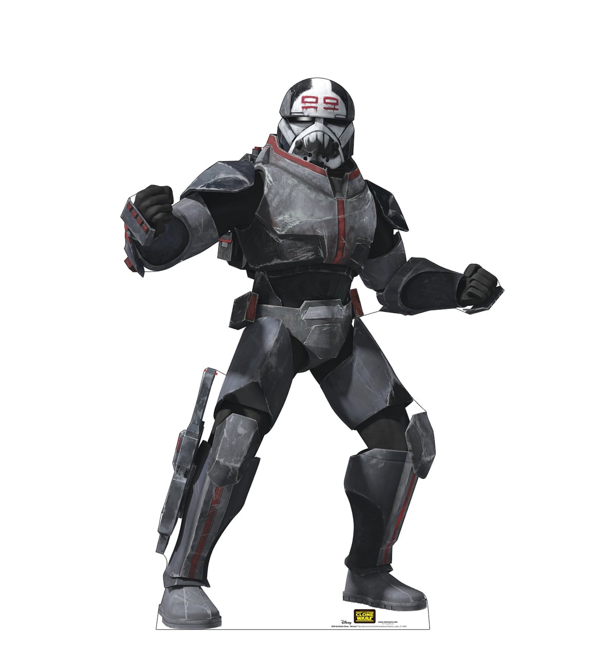 64 x 46 in. Bad Batch Clone Wrecker Cardboard Cutout, Clone Wars - Season 7