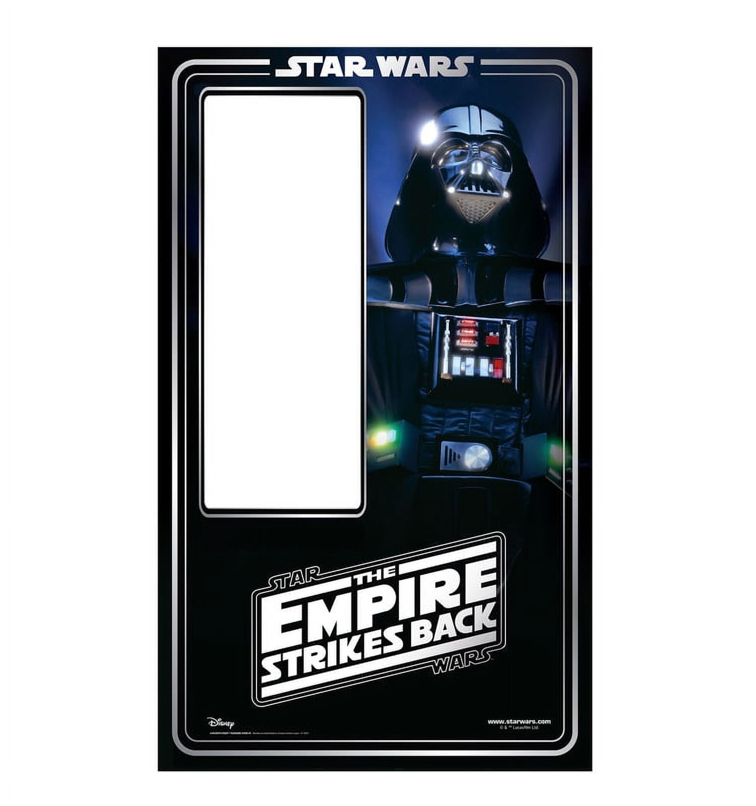 73 x 44 in. Darth Vader Cardboard Cutout, Star Wars - 40th - Empire Strikes Back