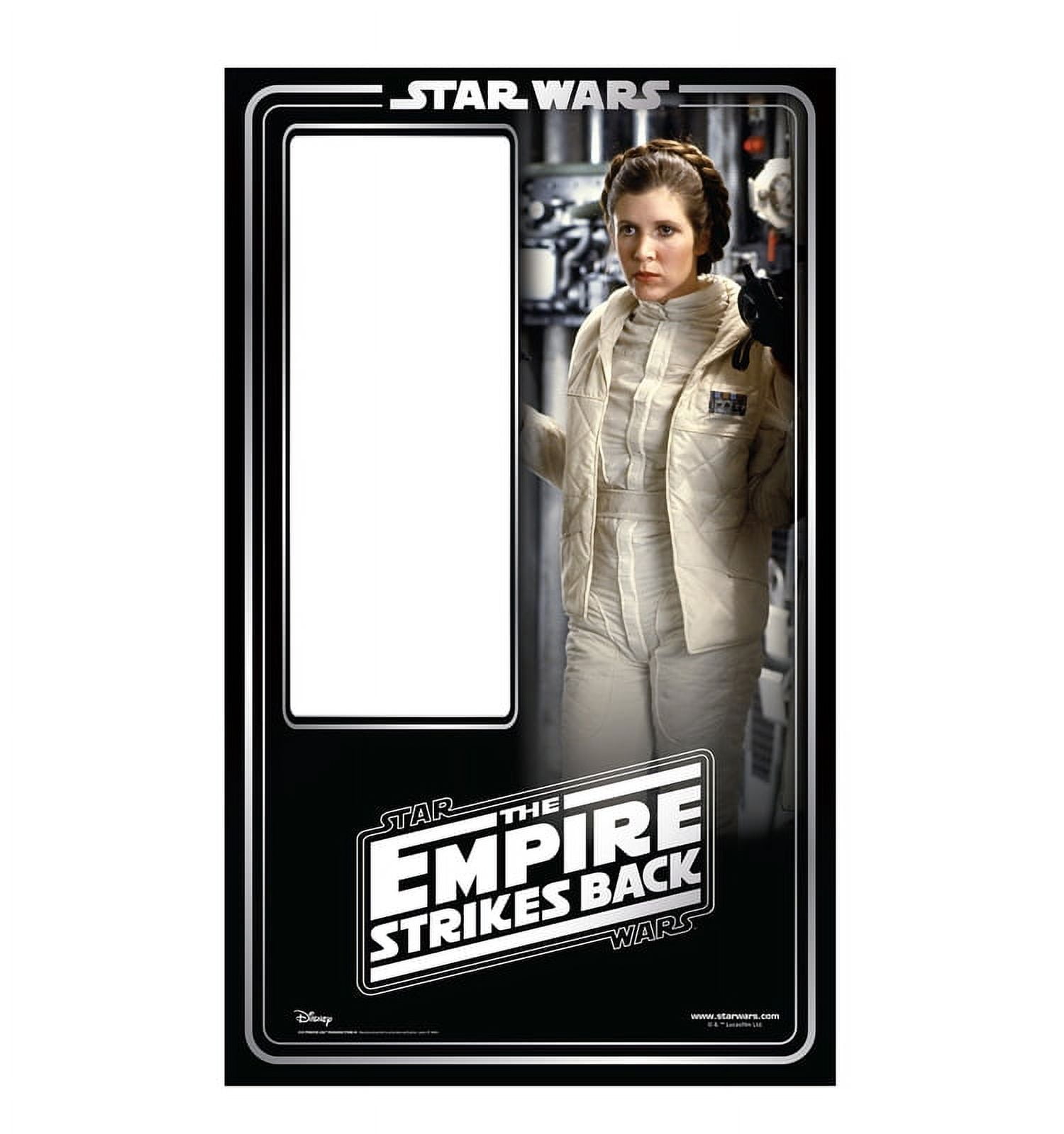 73 x 44 in. Princess Leia Cardboard Cutout, Star Wars - 40th - Empire Strikes Back