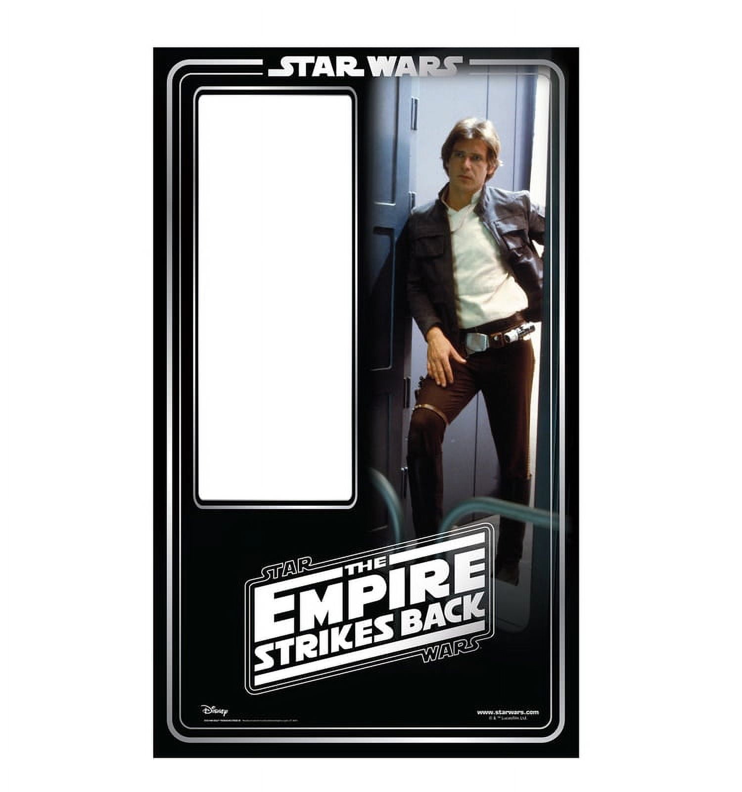 73 x 44 in. Han Solo Cardboard Cutout, Star Wars - 40th - Empire Strikes Back