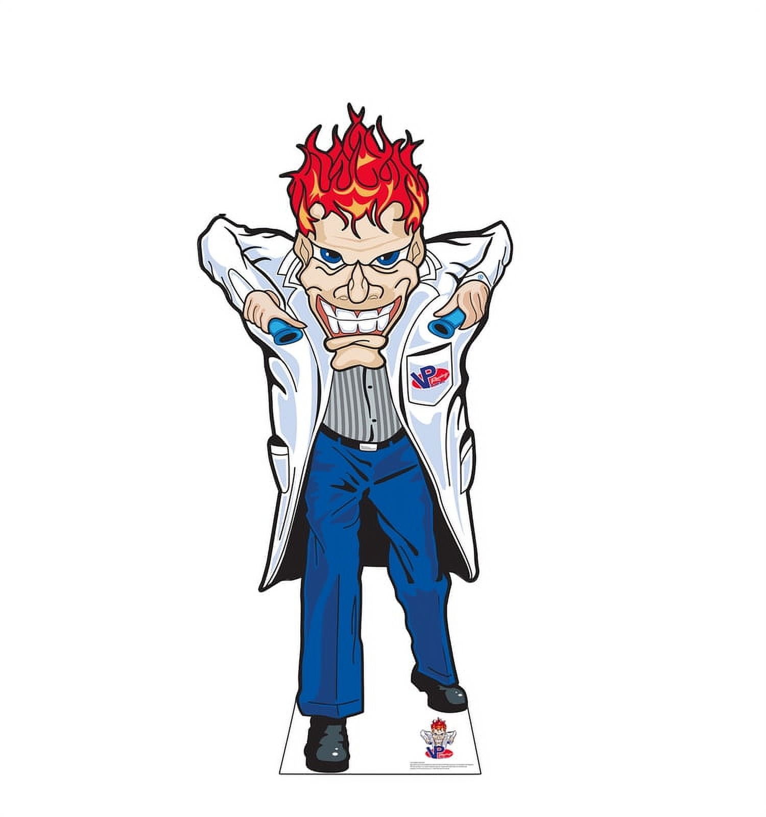 68 x 32 in. Mad Scientist Cardboard Cutout, VP Racing Fuels