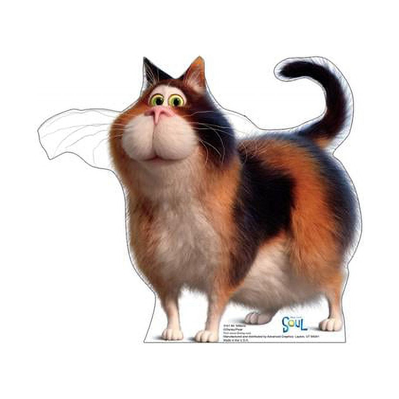 14 x 15 in. Mr. Mittens Cardboard Cutout, Disney - Soul