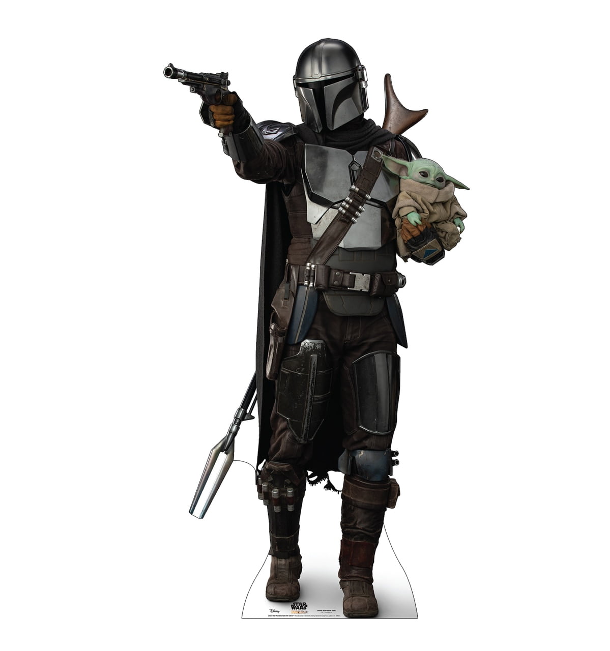 72 x 38 in. The Mandalorian with Child Season 2 Cardboard Cutout
