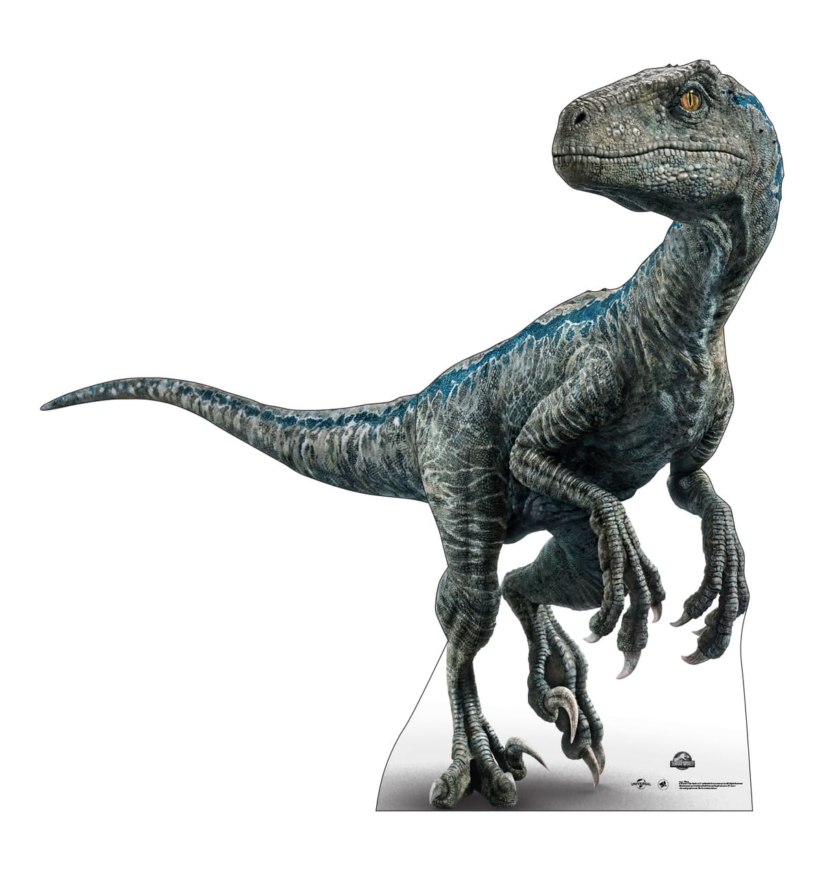 76 x 75 in. Blue Cardboard Cutout, Jurassic World