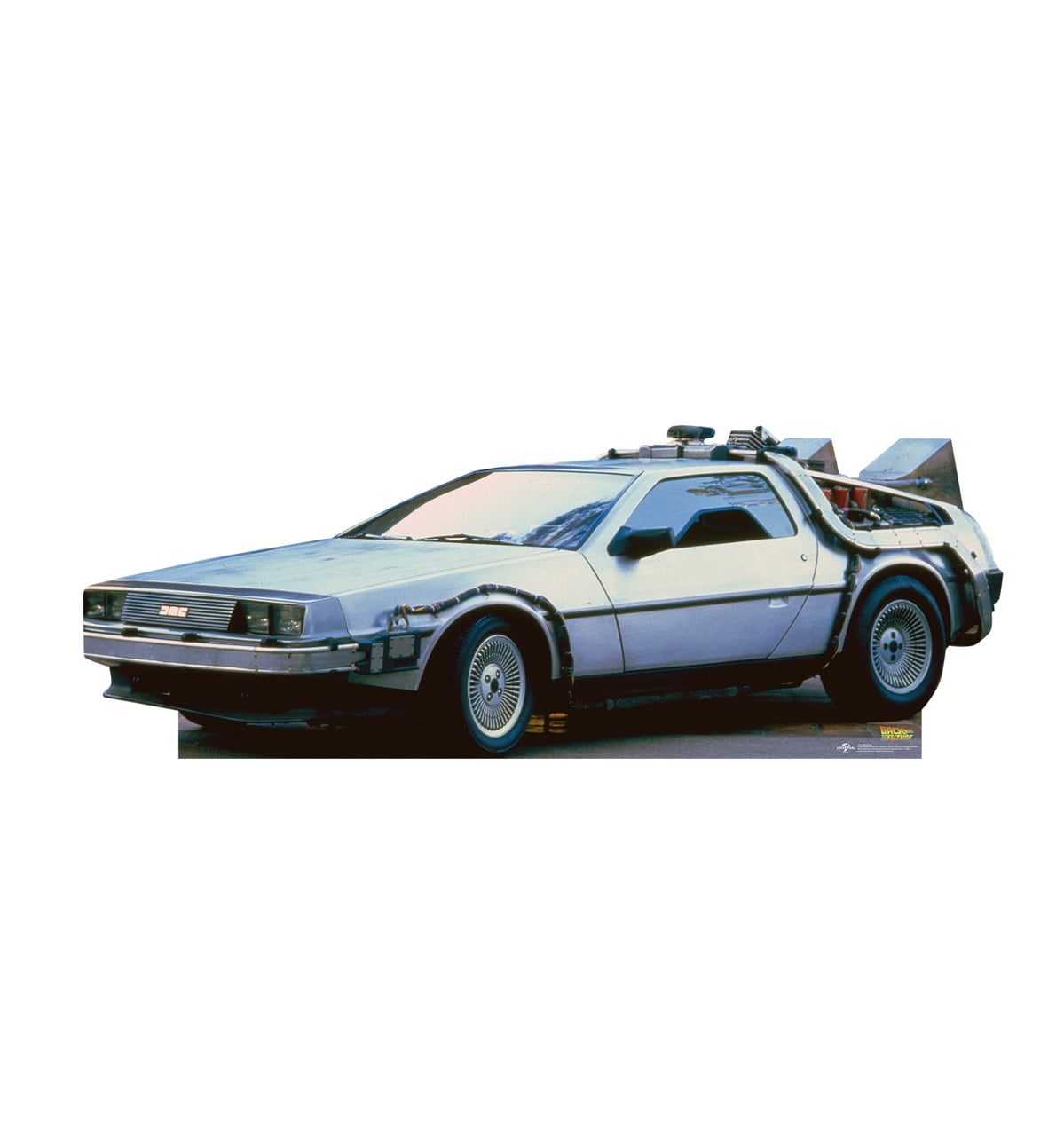 32 x 89 in. DeLorean Cardboard Cutout, Back to the Future