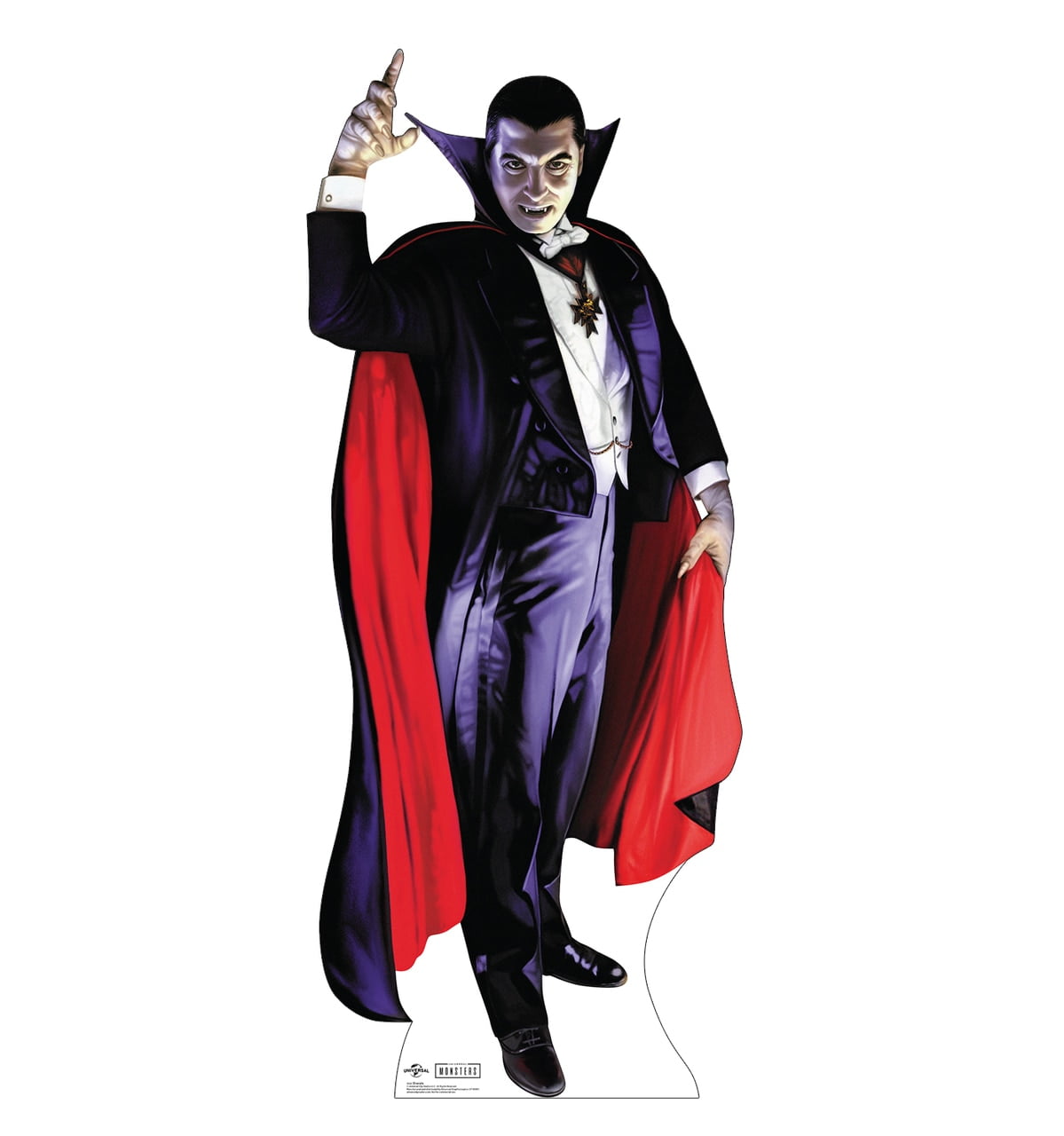 74 x 30 in. Dracula Cardboard Cutout, Monsters