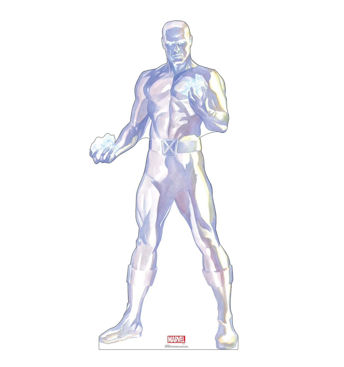 73 x 33 in. Iceman Cardboard Cutout, Marvel Timeless Collection
