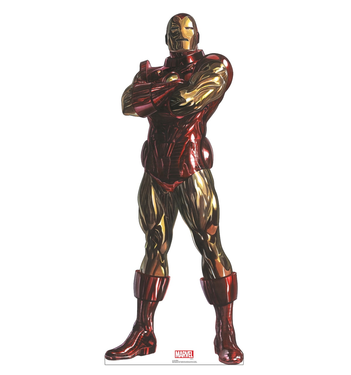 74 x 29 in. Iron Man Cardboard Cutout, Marvel Timeless Collection