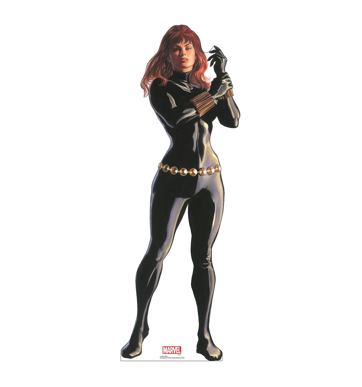 70 x 25 in. Black Widow Cardboard Cutout, Marvel Timeless Collection