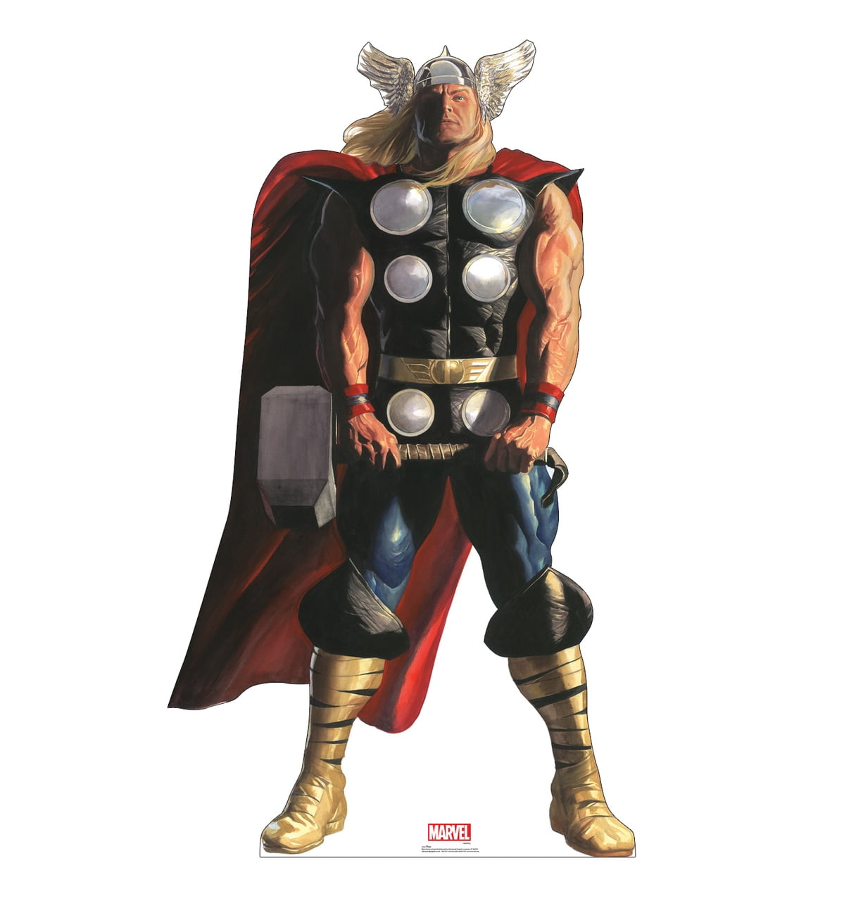 74 x 42 in. Thor Cardboard Cutout, Marvel Timeless Collection