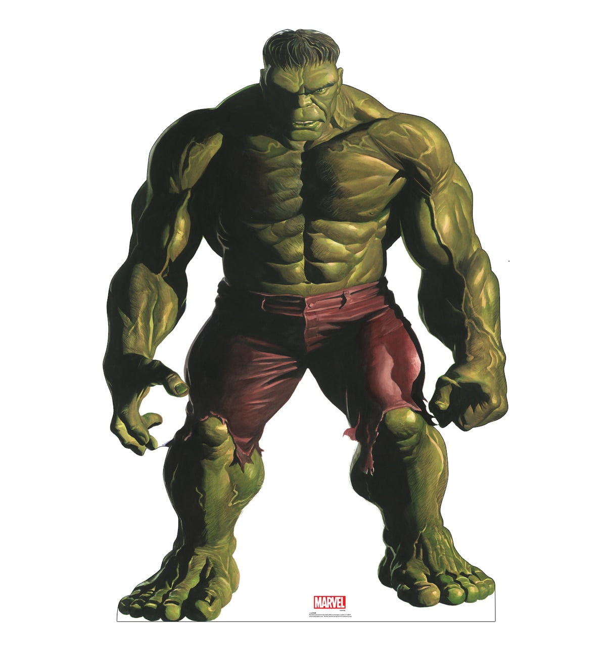 73 x 48 in. Hulk Cardboard Cutout, Marvel Timeless Collection