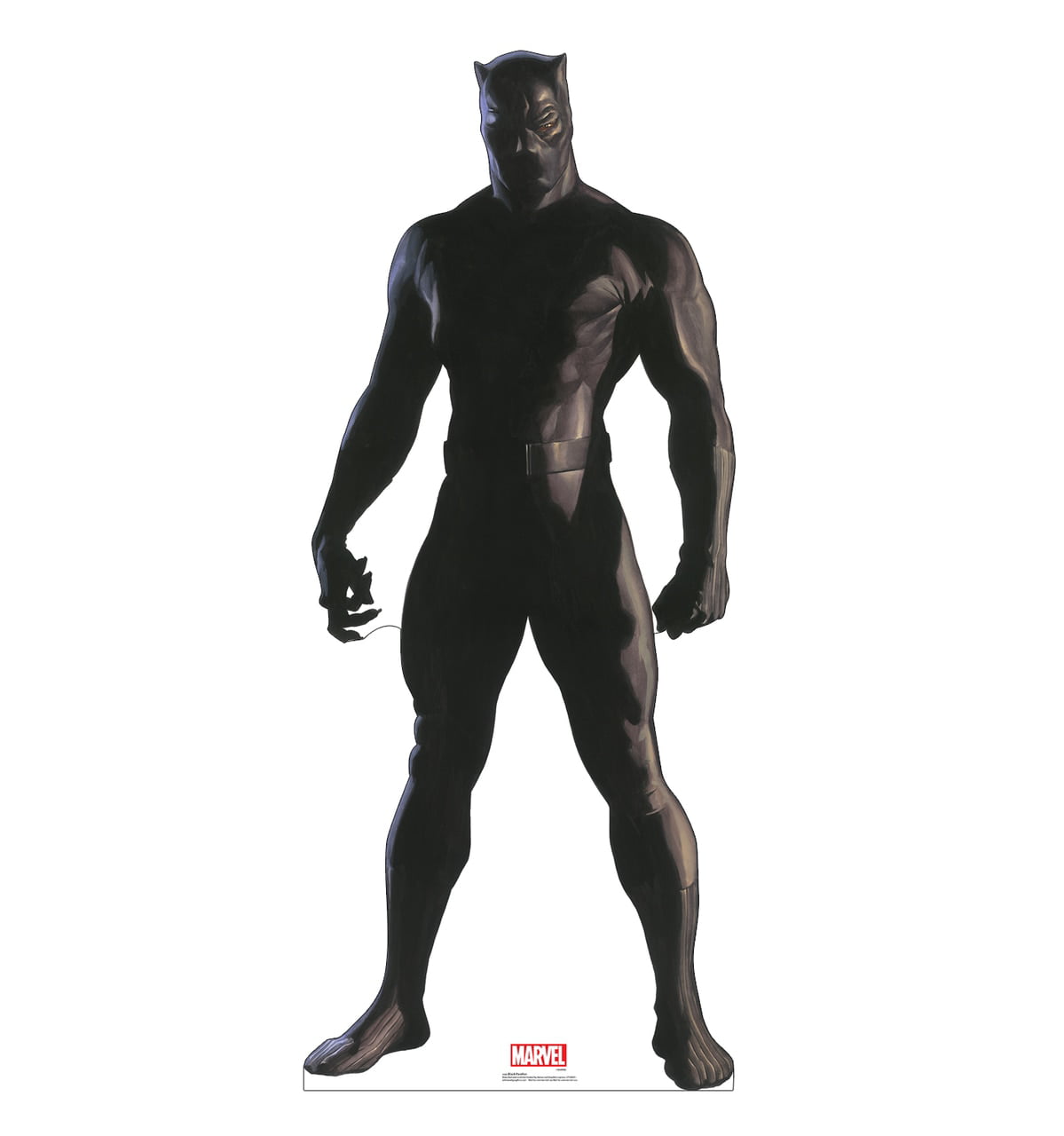 72 x 29 in. Black Panther Cardboard Cutout, Marvel Timeless Collection