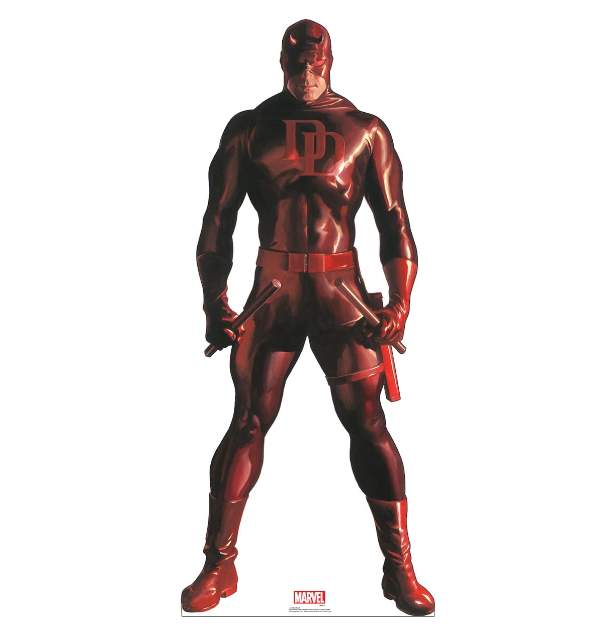 74 x 31 in. Daredevil Cardboard Cutout, Marvel Timeless Collection
