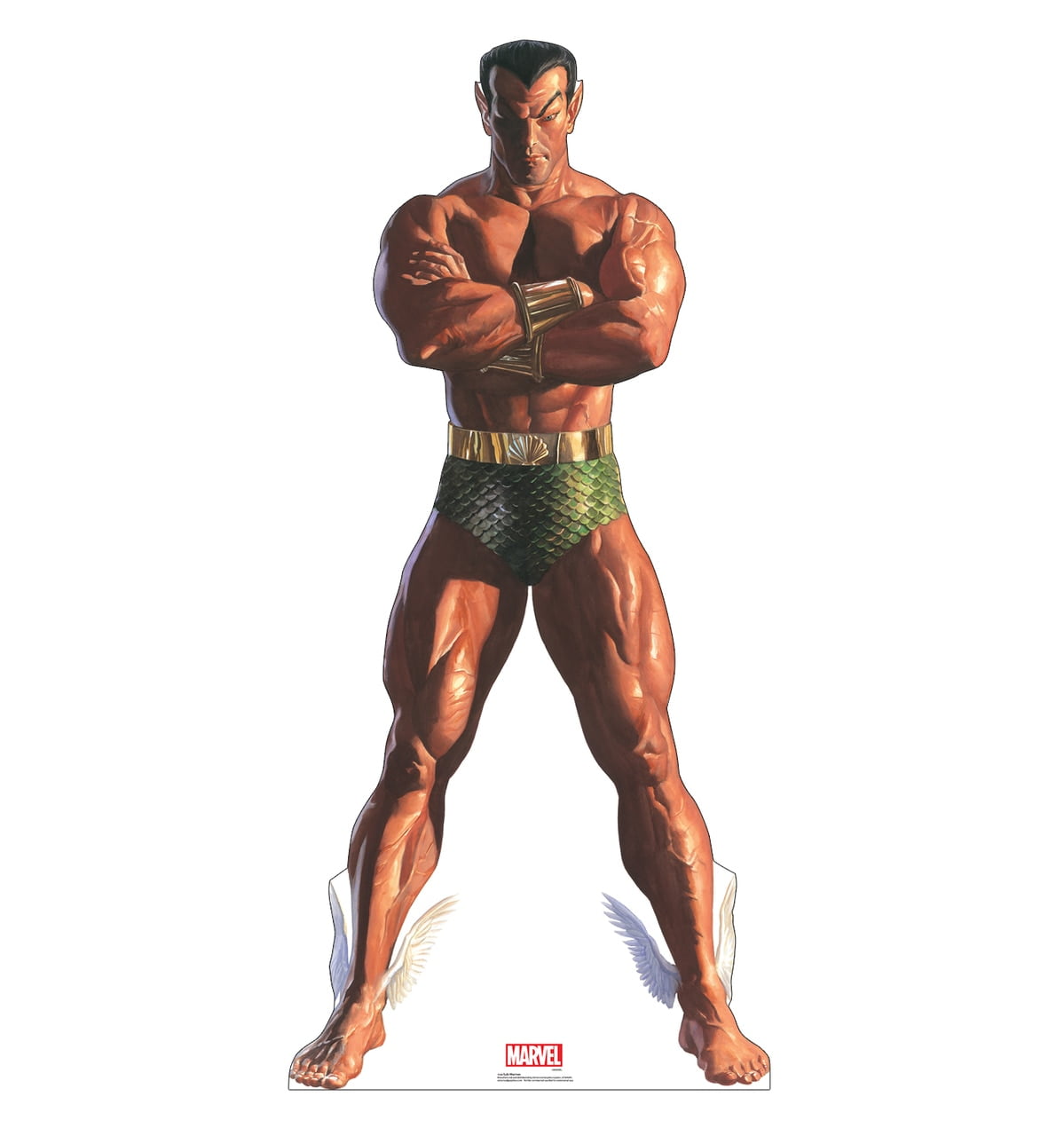 72 x 33 in. Sub-Mariner Cardboard Cutout, Marvel Timeless Collection