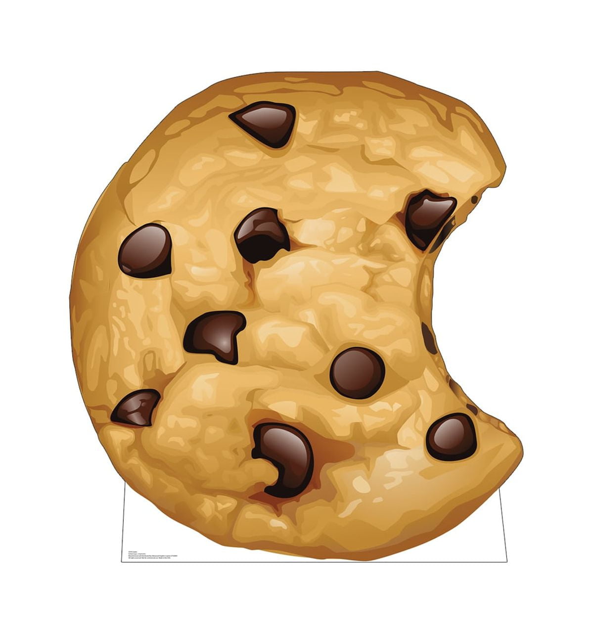 48 x 45 in. Chocolate Chip Cookie Cardboard Cutout