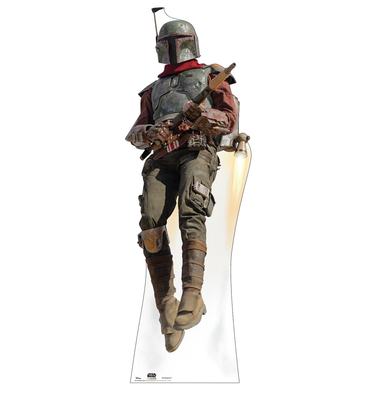 85 x 28 in. The Marshal Flying Cardboard Cutout, The Mandalorian - Season 2