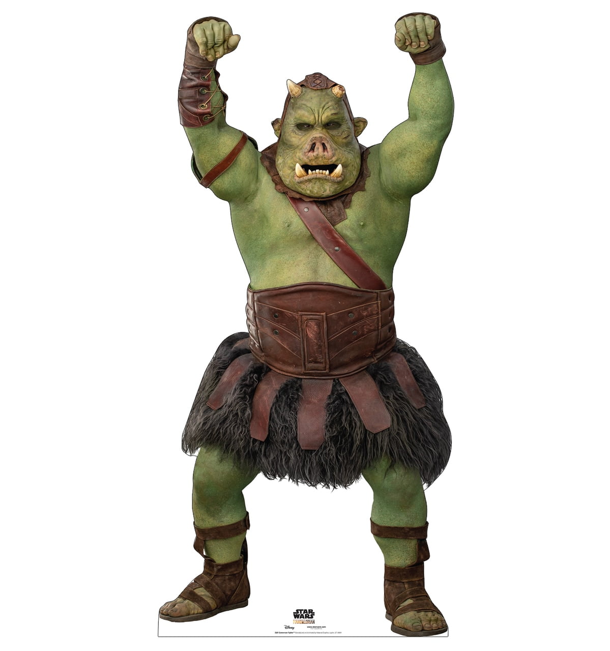 76 x 36 in. Gamorrean Fighter Cardboard Cutout, The Mandalorian - Season 2