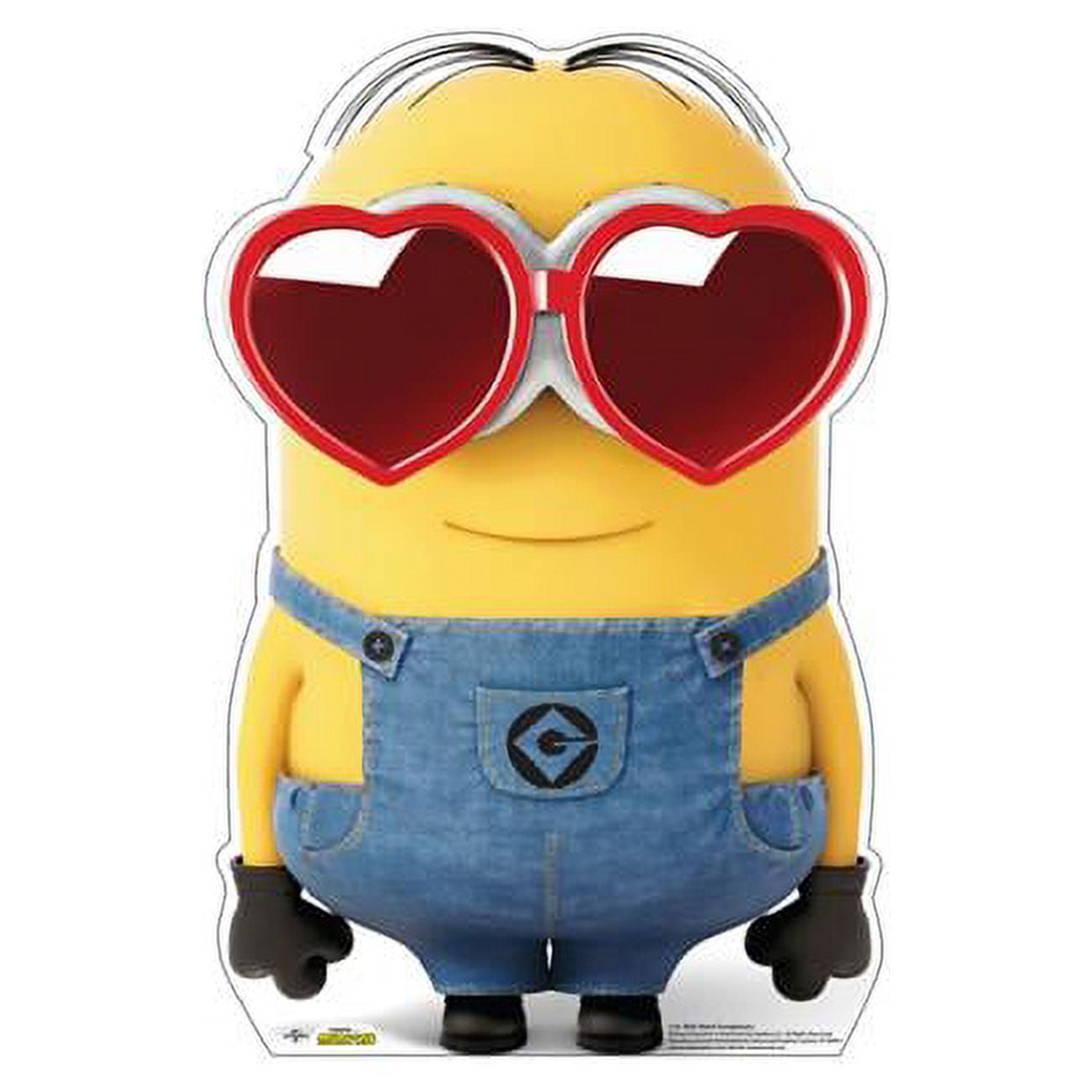 3590 30 x 20 in. Bob Heart Sunglasses Cardboard Cutout, Minions