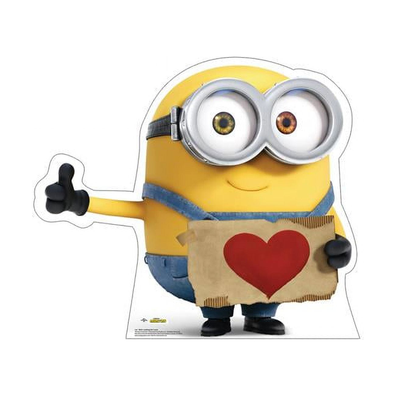 34 x 30 in. Bob Looking for Love Cardboard Cutout, Minions