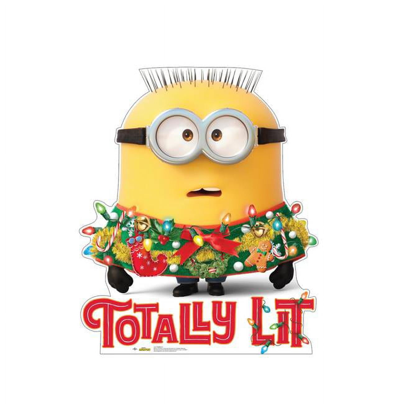 43 x 36 in. Totally Lit Cardboard Cutout, Minions