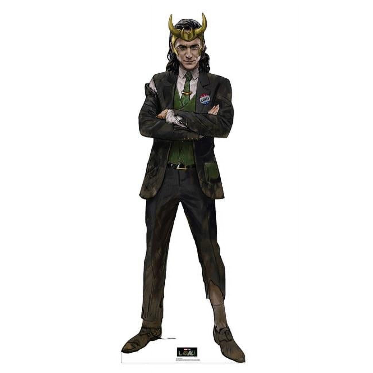 74 x 26 in. Loki Horns Cardboard Cutout, Loki