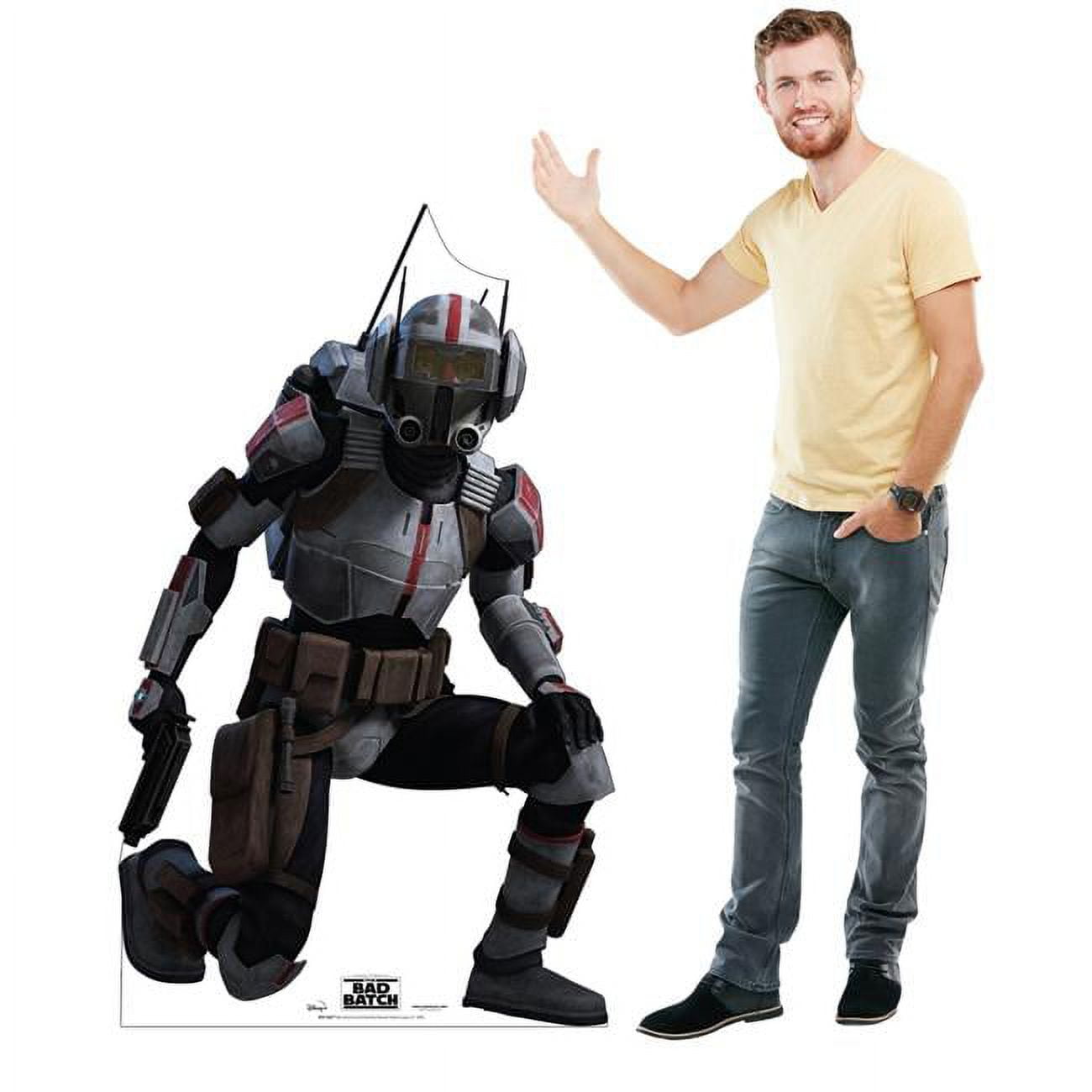 53 x 32 in. Tech Cardboard Cutout, The Bad Batch