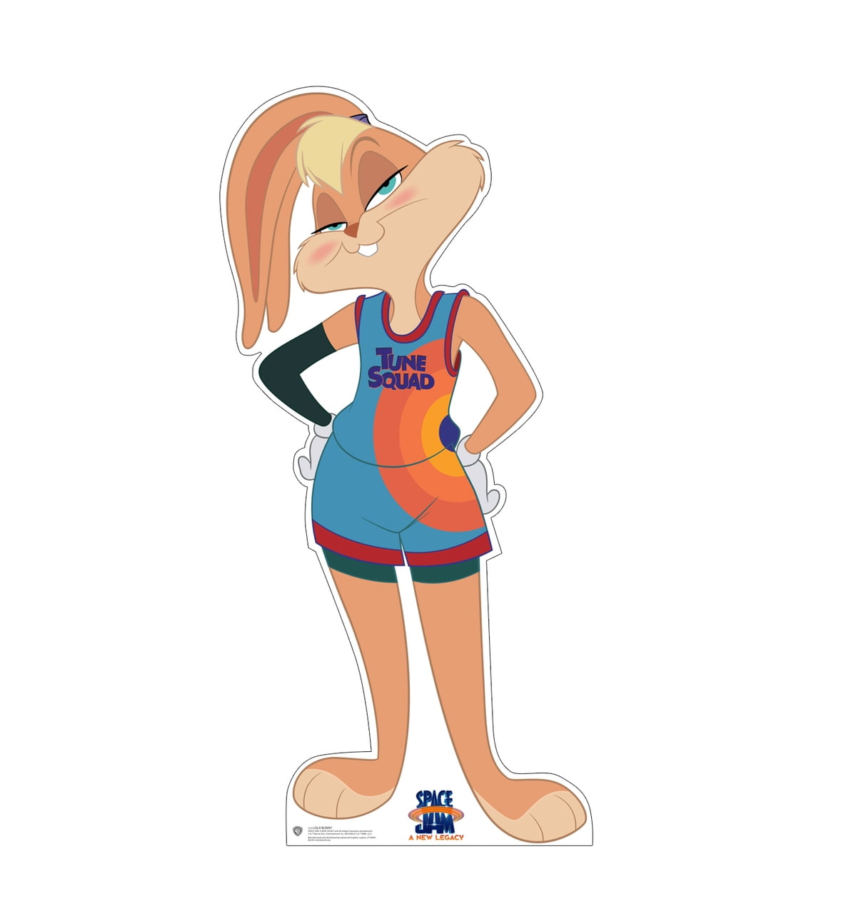 55 x 26 in. Lola Bunny Cardboard Cutout, Space Jam a New Legacy