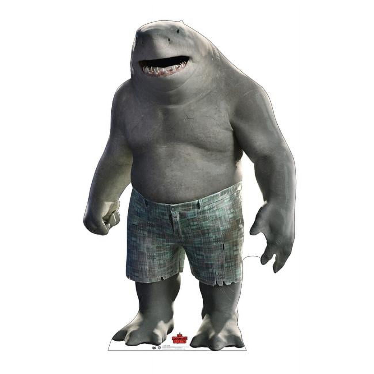 70 x 45 in. King Shark Cardboard Cutout, WB - The Suicide Squad 2