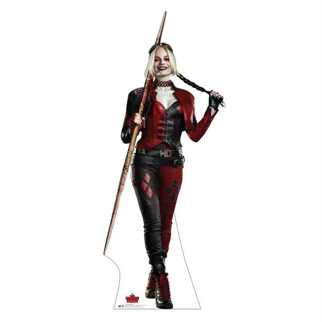 74 x 30 in. Harley Quinn Cardboard Cutout, WB - The Suicide Squad 2
