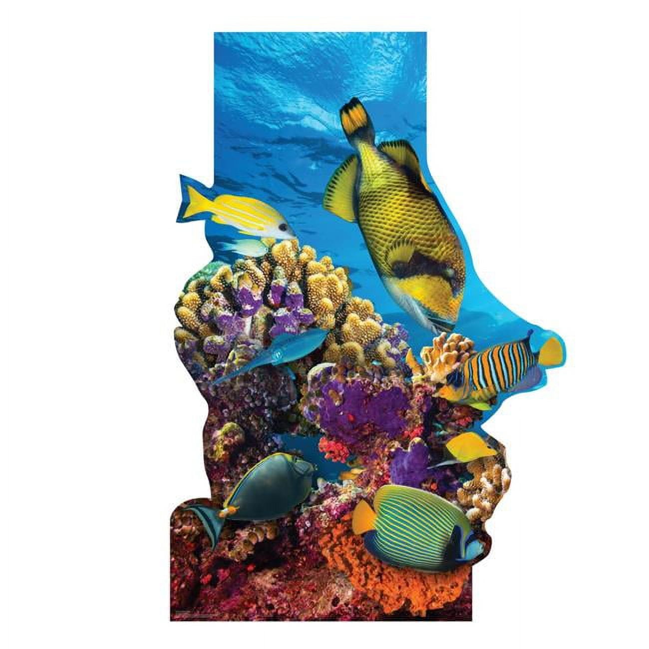 67 x 45 in. Coral Reef Cardboard Cutout