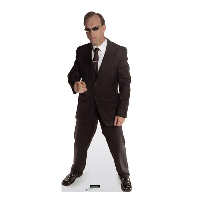 74 x 29 in. Agent Smith Lifesize Cardboard Cutout, The Marix 1999