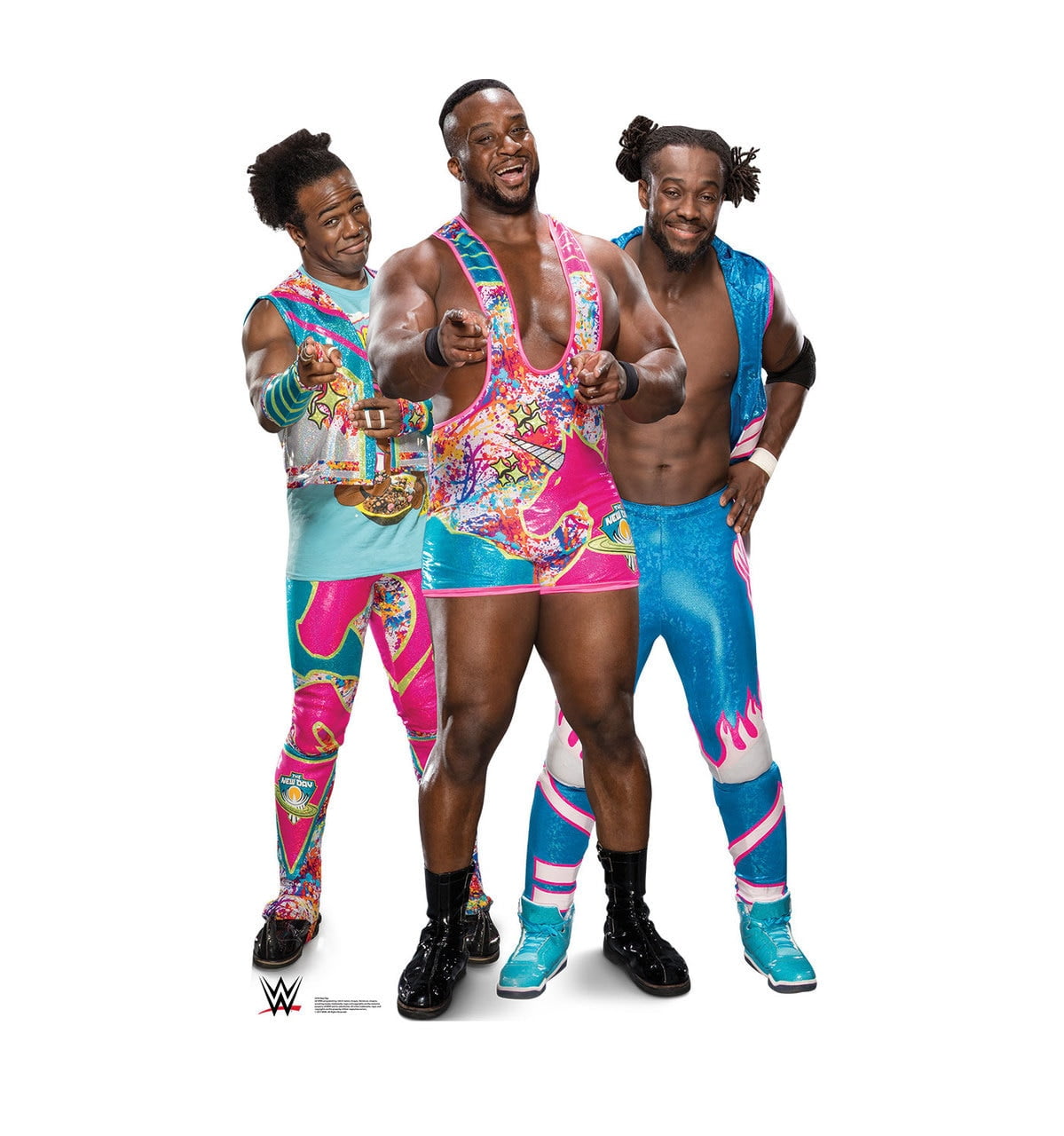 72 x 45 in. The New Day Big E, Kofi & Xavier Cardboard Cutout, WWE
