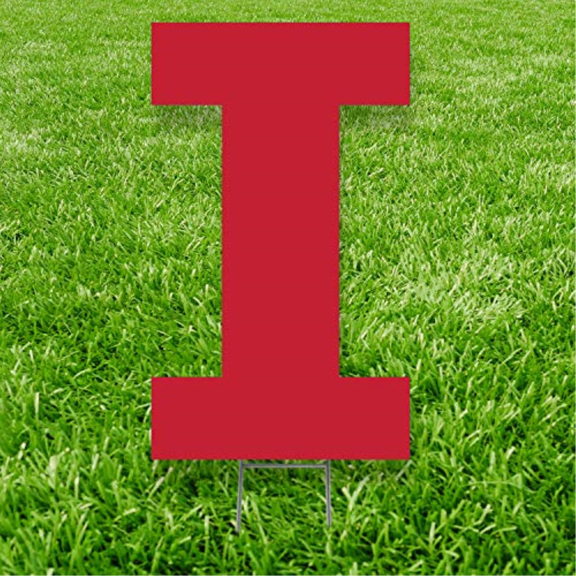 Picture of Advanced Graphics 3251 20 x 15 in. Letter I Yard Sign&#44; Red