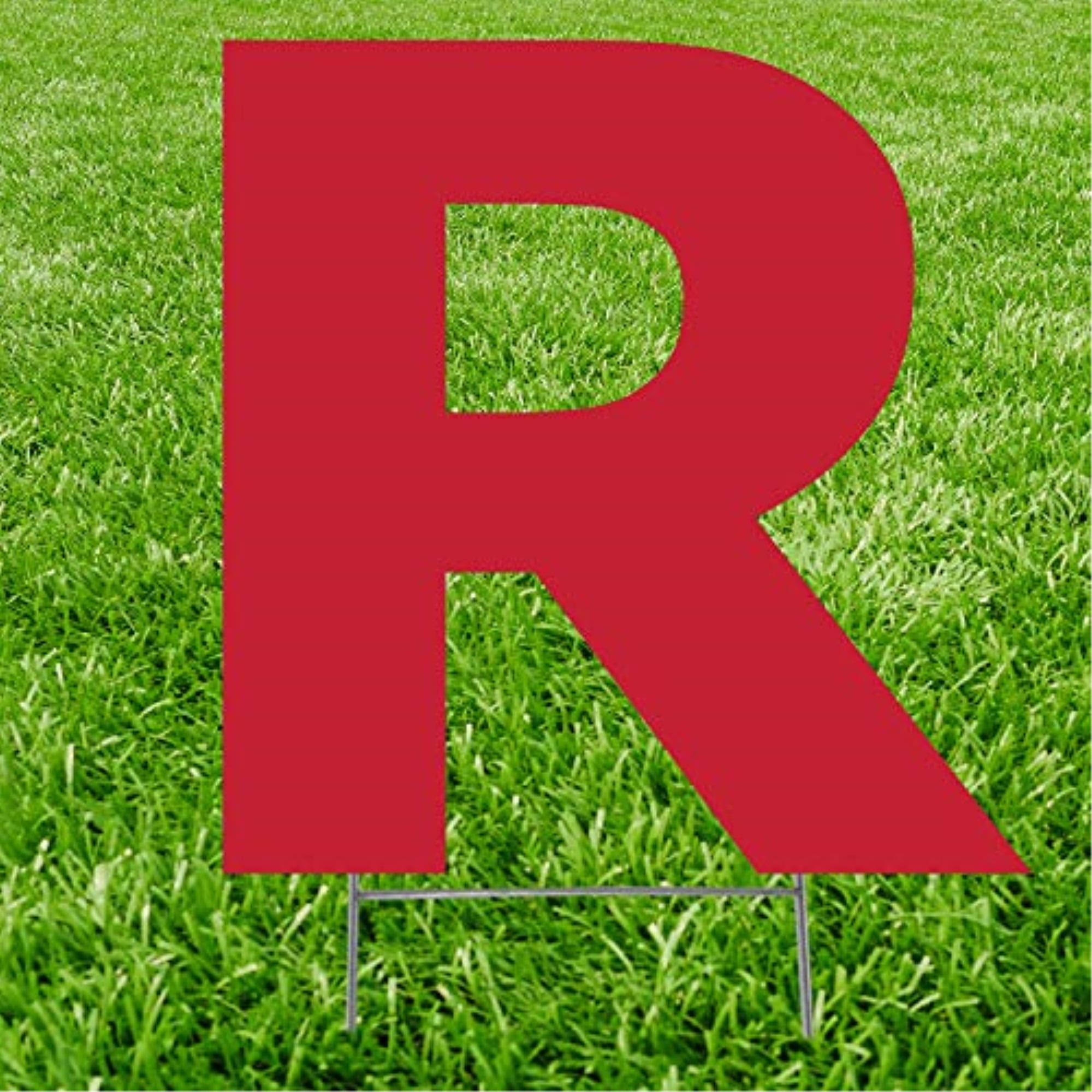 Picture of Advanced Graphics 3260 20 x 15 in. Letter R Yard Sign&#44; Red