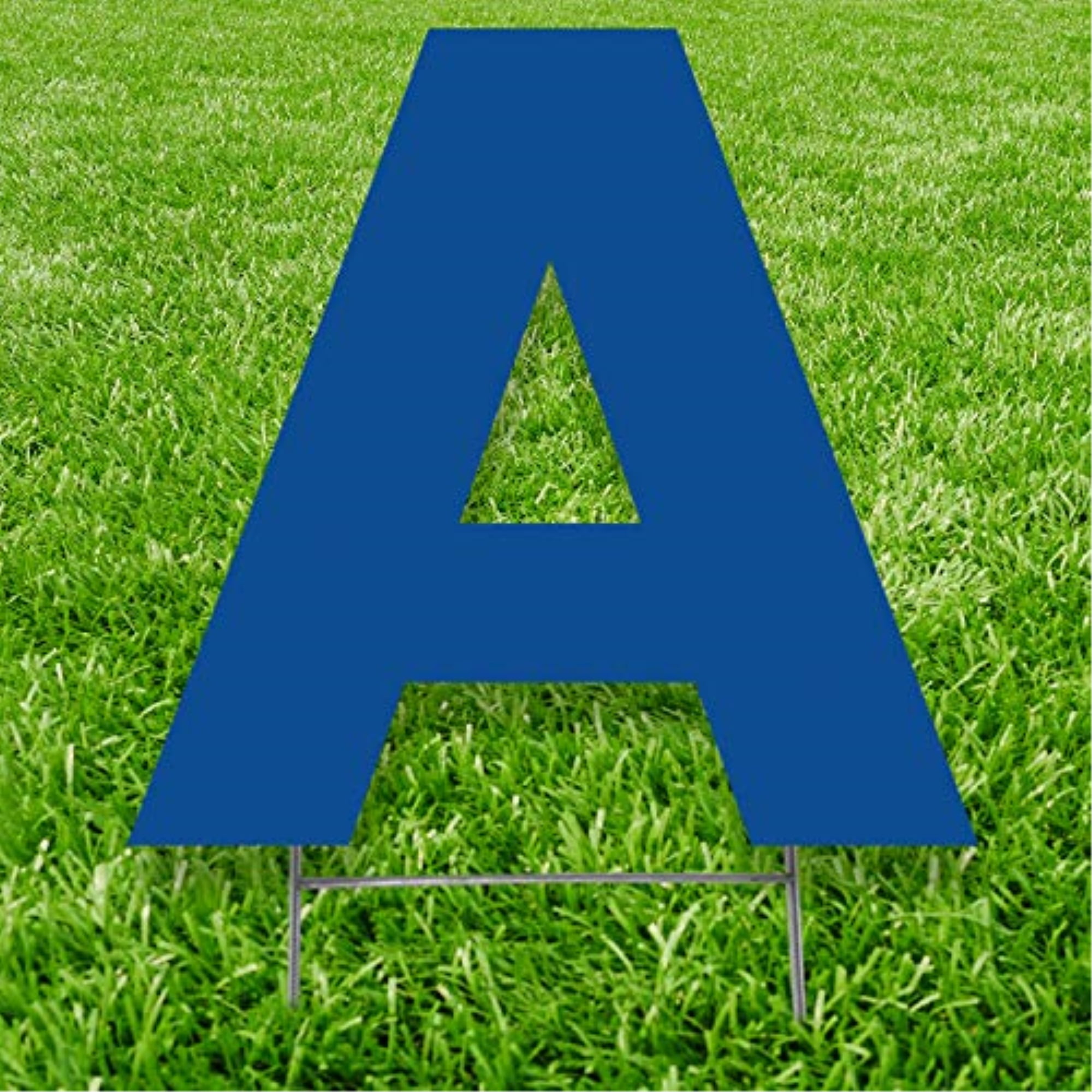 Picture of Advanced Graphics 3281 20 x 15 in. Letter A Yard Sign&#44; Blue