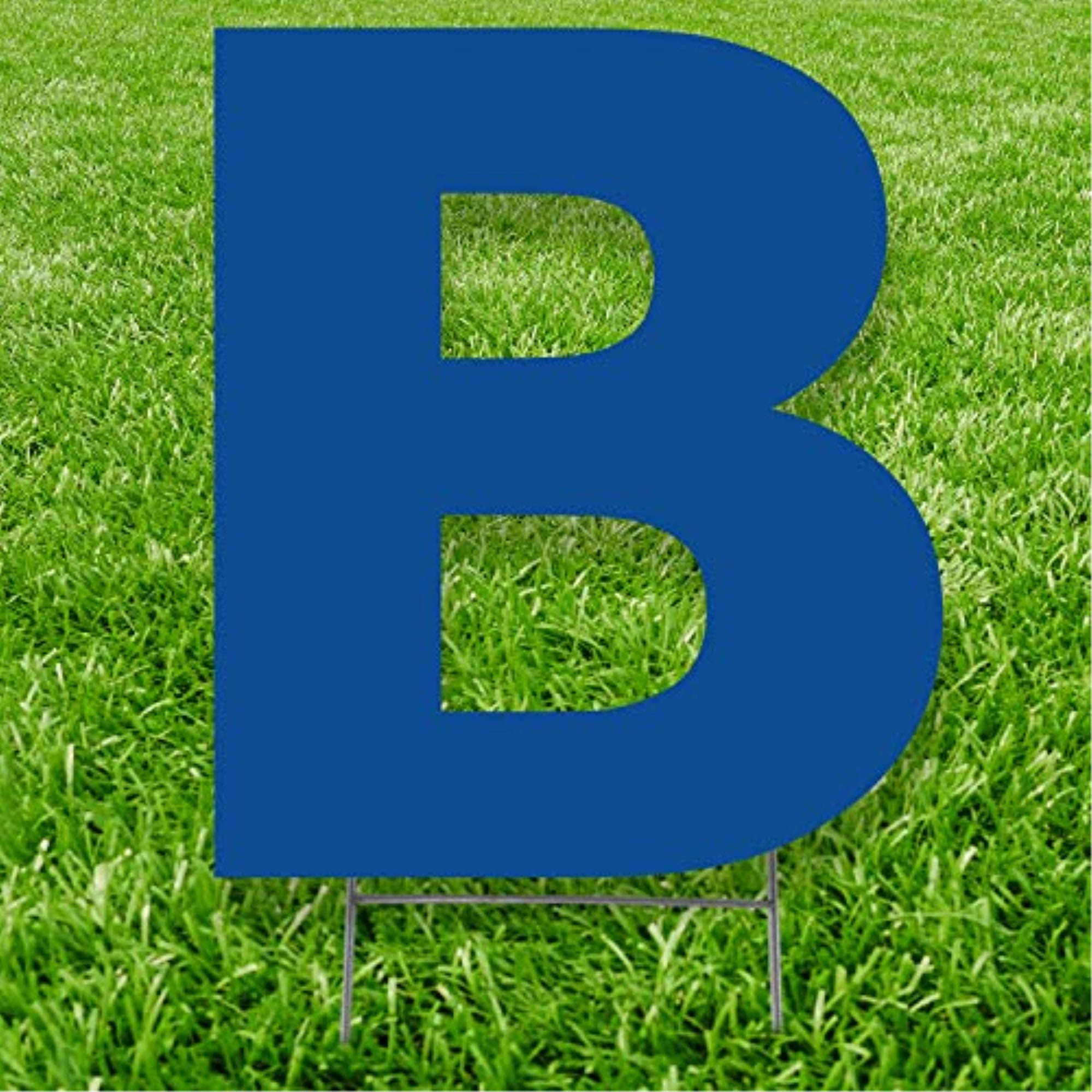 Picture of Advanced Graphics 3282 20 x 15 in. Letter B Yard Sign&#44; Blue