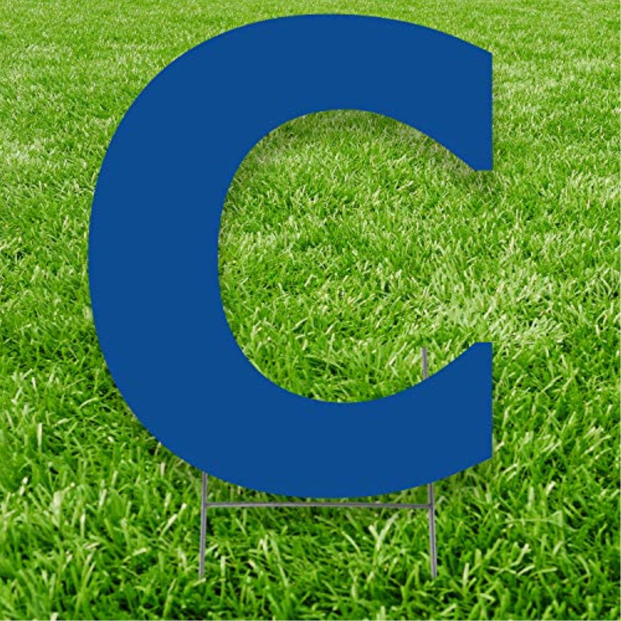 Picture of Advanced Graphics 3283 20 x 15 in. Letter C Yard Sign&#44; Blue