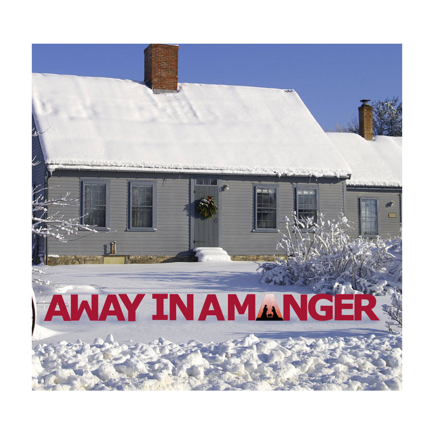 20 x 19 in. Away in a Manger Yard Sign Set