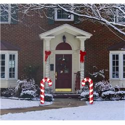 35 x 15 in. Candy Cane Yard Sign, Set of 2