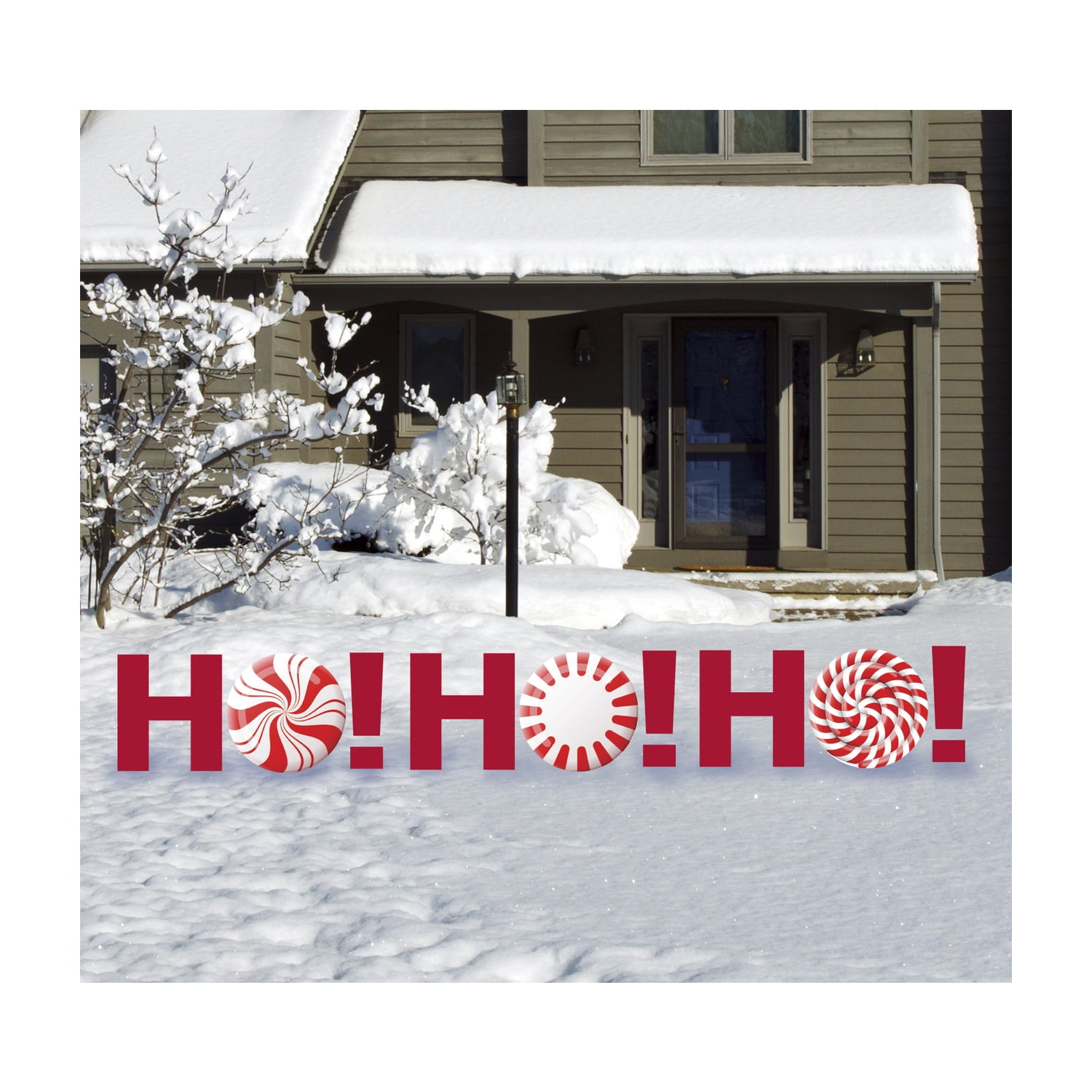 20 x 19 in. Ho Ho Ho Yard Sign Set