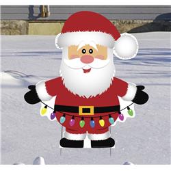 20 x 18 in. Santa Claus Yard Sign