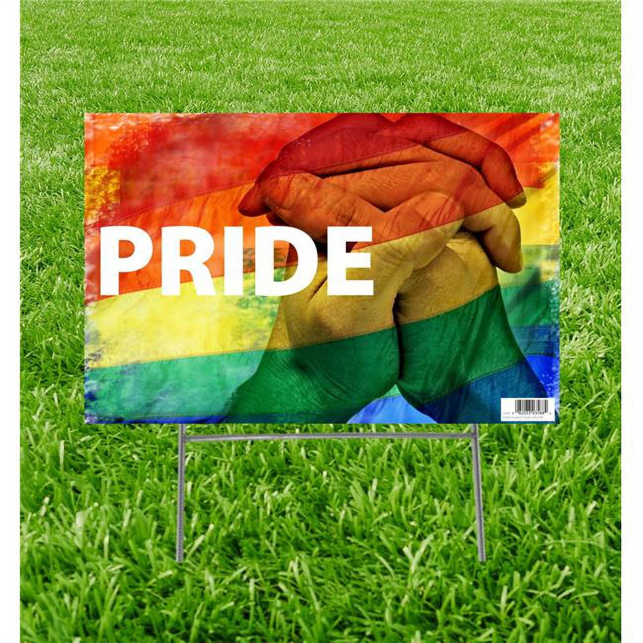 15 x 23 in. LGBT Pride Yard Sign