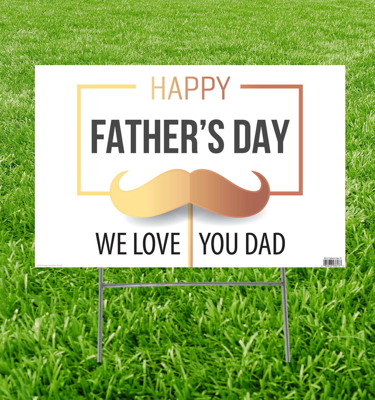 15 x 23 in. Fathers Day 01 Yard Sign
