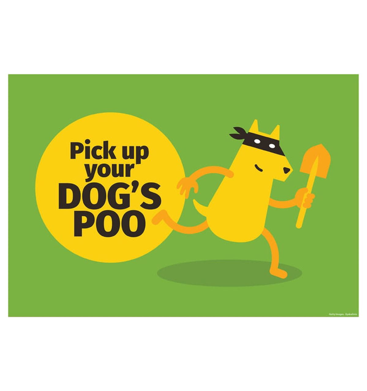 Picture of Advanced Graphics 3065 23 x 16 in. Pick Up Your Dog Poo Yard Sign