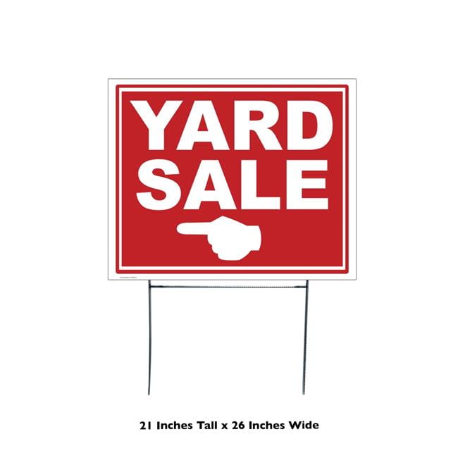 Picture of Advanced Graphics 3069 21 x 26 in. Yard Sale Left Yard Sign